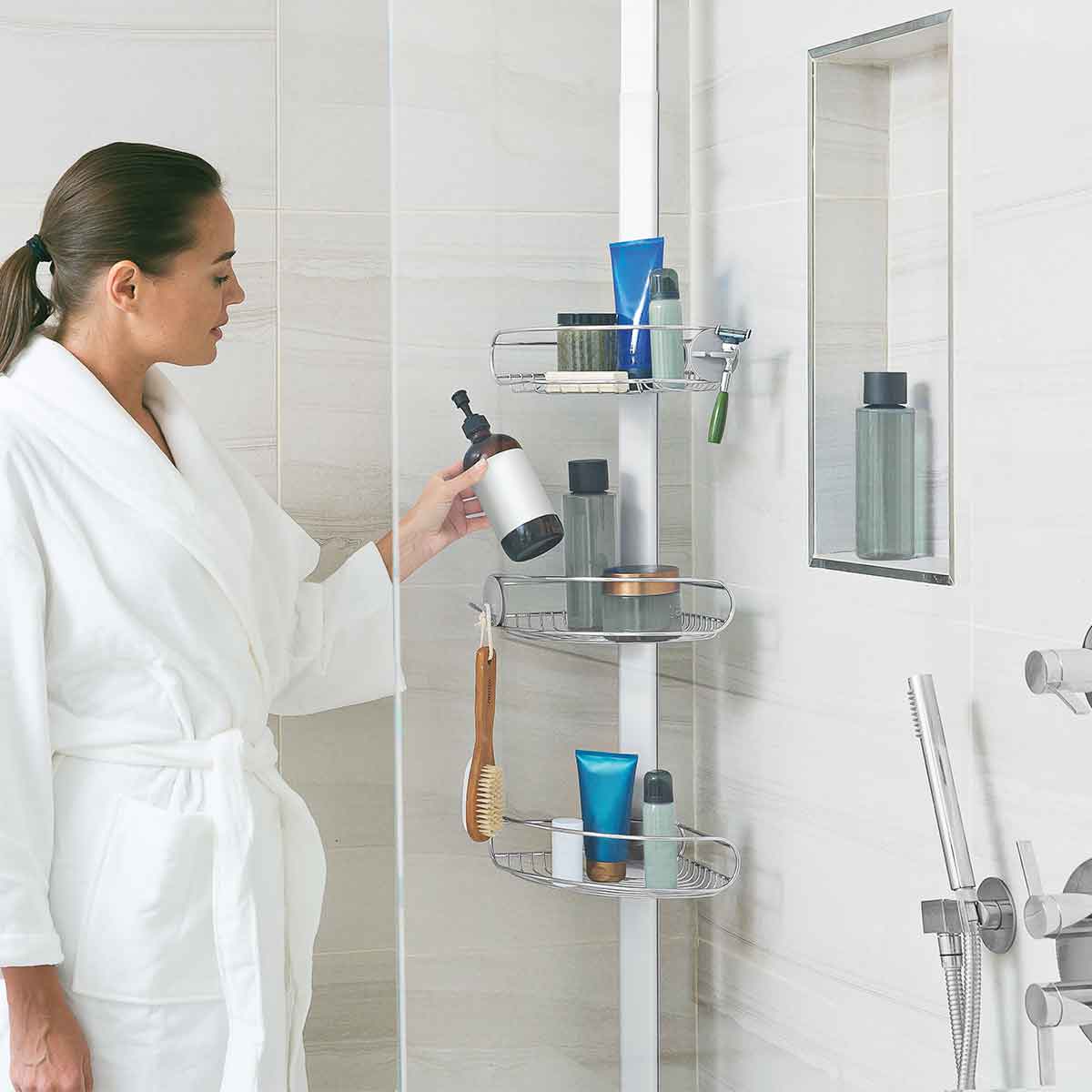 Tension Shower Caddy. 9 Ft. [Club Sku]