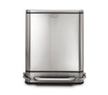 48L stainless steel bar recycler & trash can